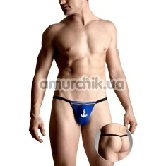 Труси-стрінги чоловічі Mens Thongs 4489, сині - Фото №1
