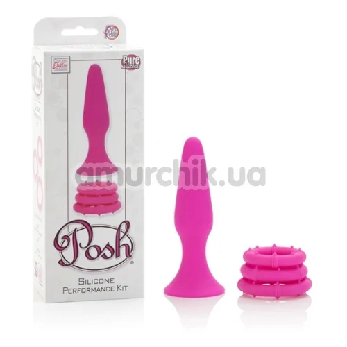 Набор из 4 предметов Posh Silicone Performance Kit, розовый