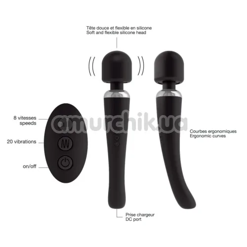 Универсальный вибромассажер Dorcel Megawand, черный