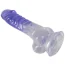 Фаллоимитатор Crystal Clear Dildo With Balls - Фото №5