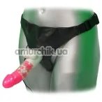 Страпон с вибрацией Xtra Vibe Rotation Strap-On - Фото №1