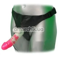 Страпон с вибрацией Xtra Vibe Rotation Strap-On - Фото №1