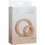 Набор из 2 эрекционных колец Platinum Premium Silicone The C-Rings, телесный - Фото №2