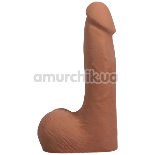 Фаллоимитатор Doc Johnson The Realistic Cock With Balls 7, светло-коричневый