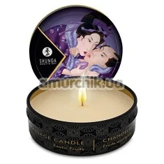 Свеча для массажа Shunga Massage Candle Exotic Fruits - экзотические фрукты, 30 мл - Фото №1
