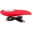 Клиторальный вибратор Pepper Parties Zungel Zunge USB-Vibrator, красный - Фото №6