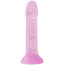 Фаллоимитатор Alume Glitter Silicone Dildo, фиолетовый - Фото №4
