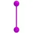 Вагінальні кульки Pretty Love Kegel Ball III, фіолетові - Фото №2