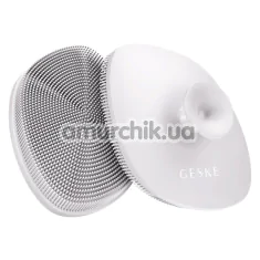 Щітка для обличчя Geske Facial Brush 4 in 1 Suction Mount, кремова - Фото №1