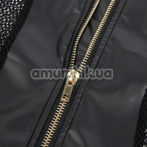 Корсет з гартерами Star Night Deep V Halter Corset, чорний