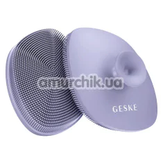Щетка для лица Geske Facial Brush 4 in 1 Suction Mount, сиреневая - Фото №1