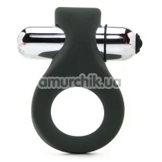Виброкольцо Embrace Lover’s Ring, серое - Фото №1