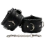 Фіксатори для рук DS Fetish Soft Hand Restraints With Chain, чорні - Фото №2
