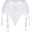 Комплект Star Night Lace Bow Garter Panty, белый: пояс для чулок + трусики-стринги - Фото №4