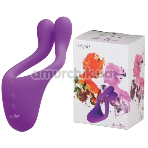 Вибратор BeauMents Doppio, фиолетовый