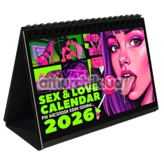 Календарь с заданиями Sex & Love Calendar 2026 - на украинском языке - Фото №1