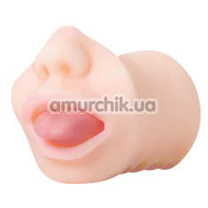 Симулятор орального секса Zero Tolerance Real Mouth Stroker, телесный - Фото №1
