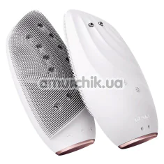 Щітка для обличчя Geske Sonic Thermo Facial Brush & Face-Lifter 8 in 1, кремова - Фото №1