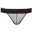 Трусы мужские в сеточку с открытыми ягодицами Svenjoyment Underwear 2100118, черные - Фото №7