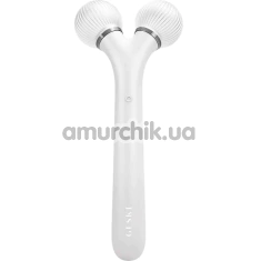 Ультразвуковой массажер для лица Geske Sonic Facial Roller 4 in 1, белый - Фото №1