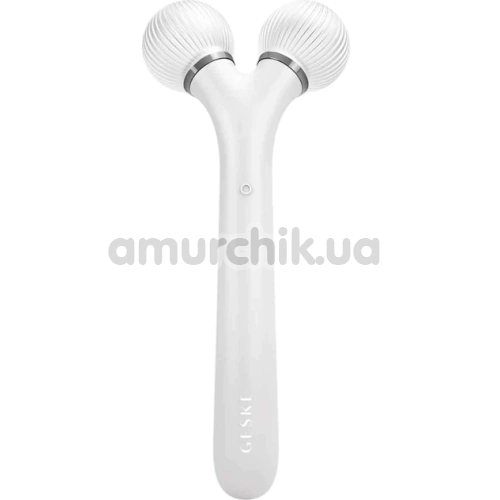 Ультразвуковий масажер для обличчя Geske Sonic Facial Roller 4 in 1, білий - Фото №1