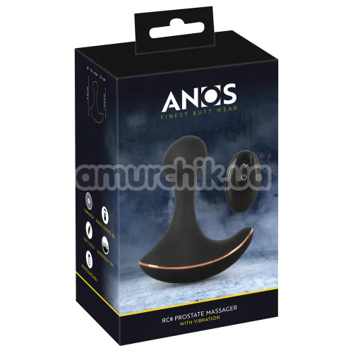 Вибростимулятор простаты Anos RC Prostate Massager With Vibration, черный