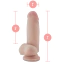 Фаллоимитатор Au Naturel Sensa Feel Fat Boy 7 Inch, телесный - Фото №3