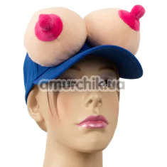Кепка з грудьми Baseball Cap Boobs, синя - Фото №1
