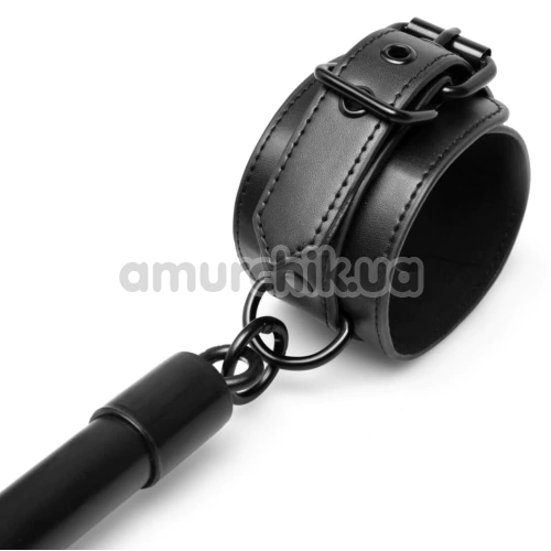 Фиксаторы для рук и ног Bedroom Fantasies Hog Tie Cross Bar With Cuffs, черные