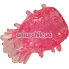 Кільце-насадка Strechy Silicone Cock Ring рожеве - Фото №1