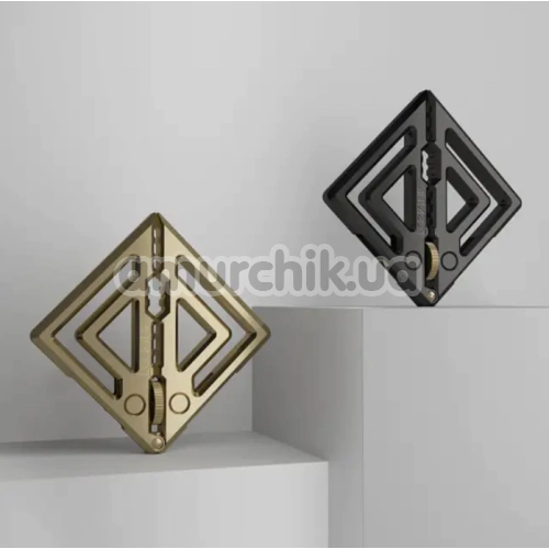 Зажимы для сосков Lockink Adjustable Metal Nipple Clamps with Heavy Pendant, золотые
