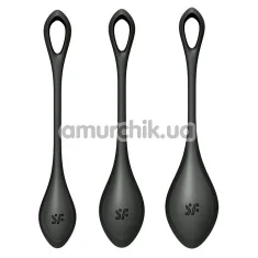 Набір вагінальних кульок Satisfyer Yoni Power 2, чорний - Фото №1