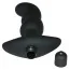 Вибростимулятор простаты Master Series Onyx Vibrating Silicone Anal Plug, черный - Фото №8