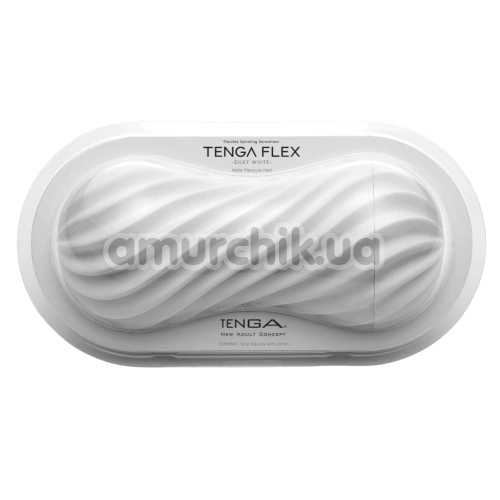 Мастурбатор Tenga Flex Silky, білий