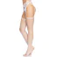Колготки Leg Avenue Net Stockings With Garter Belt, білі - Фото №3