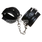 Фиксаторы для рук DS Fetish Diamond Wrist Restraints, черные - Фото №1