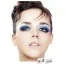 Ресницы Light Blue Feather Eyelashes (модель 534) - Фото №3