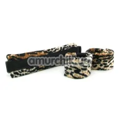 Ремень с фиксаторами для ног Sex Sling - Cheetah - Фото №1