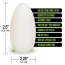 Мастурбатор Happy Ending Rinse And Repeat Whack Pack Classic Egg, білий - Фото №3