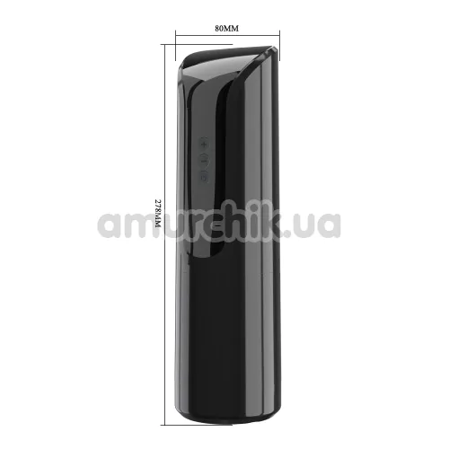 Мастурбатор з вібрацією і всмоктуванням Pretty Love Larissa, чорний