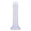 Фалоімітатор Small Glitter Dildo, біло-фіолетовий - Фото №3