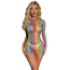 Платье Star Night Sexy Mesh Colourful Mini Dress, разноцветное - Фото №1