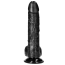 Фаллоимитатор Realrock Curved Dildo With Balls 8, черный - Фото №3