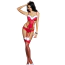 Костюм Санты Sunspice SD109, красный: топ + трусики + чулки - Фото №1