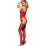 Комбинезон Star Night Open Net Top Bodystocking, красный - Фото №2
