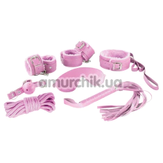 Бондажный набор Crushious Dungeons & Maidens, розовый - Фото №1