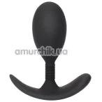 Анальная пробка Black Mont 3.5 Anal Play Plug M, черная - Фото №1