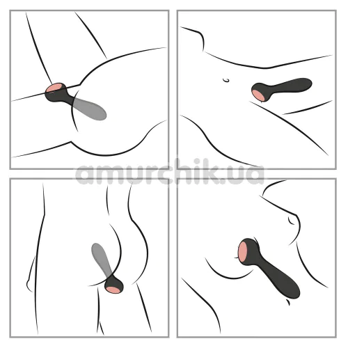 Вібратор з підігрівом Cupa Warming Vibrator, чорний
