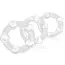 Набор эрекционных колец Power Plus Cock Ring Series Triple Beaded Ring Set, прозрачный - Фото №3