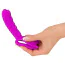 Вибратор для клитора и точки G с подогревом Javida RC Licking Panty Vibe, фиолетовый - Фото №11